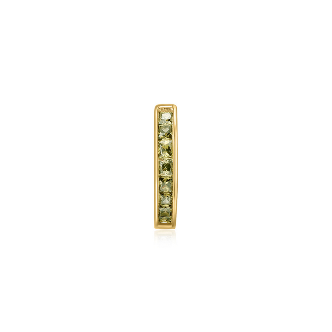 ORECCHINO PIERCING CERCHIO ORO GIALLO VERDE HOLI HOOP