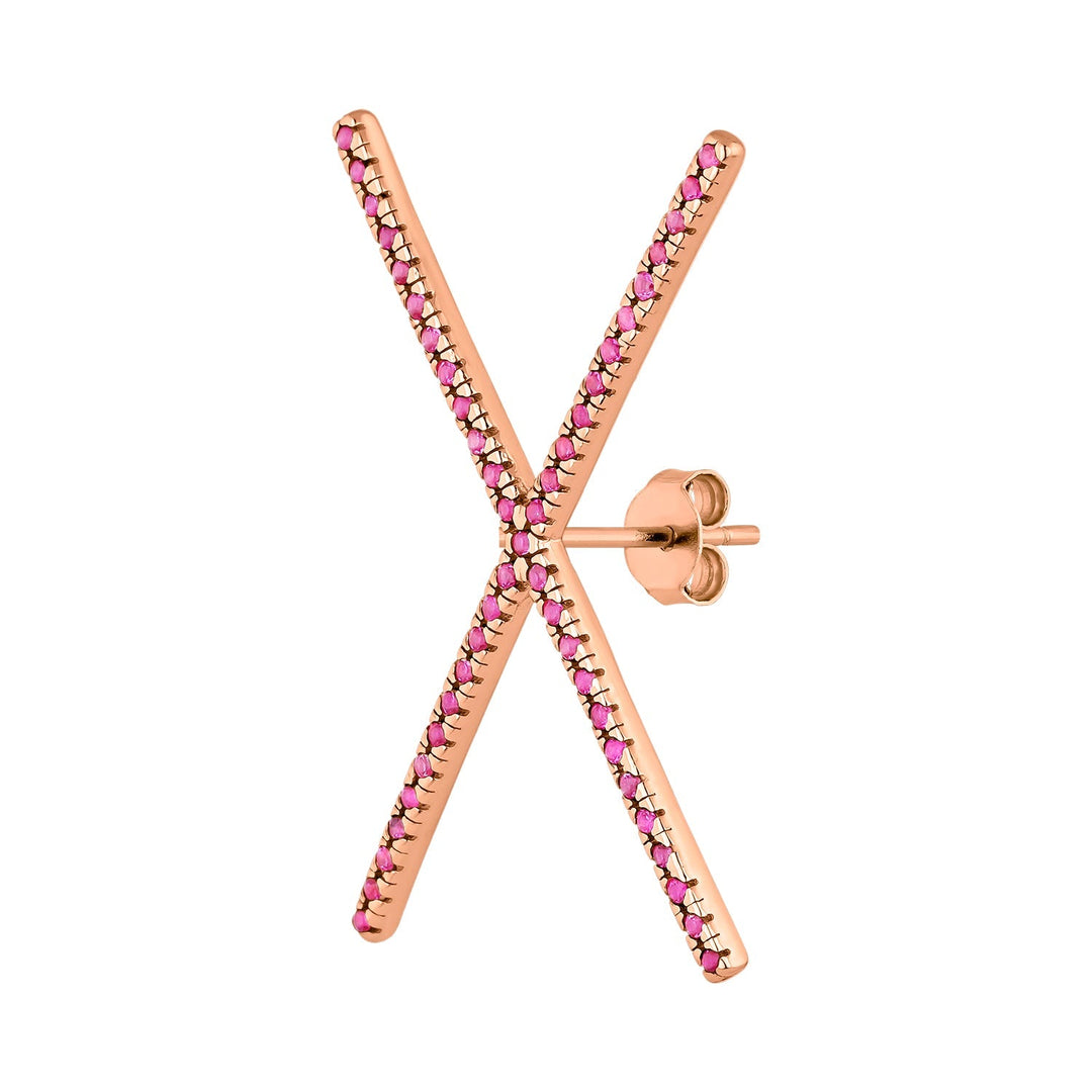 BRINCO PIERCING OURO ROSA XXL XA