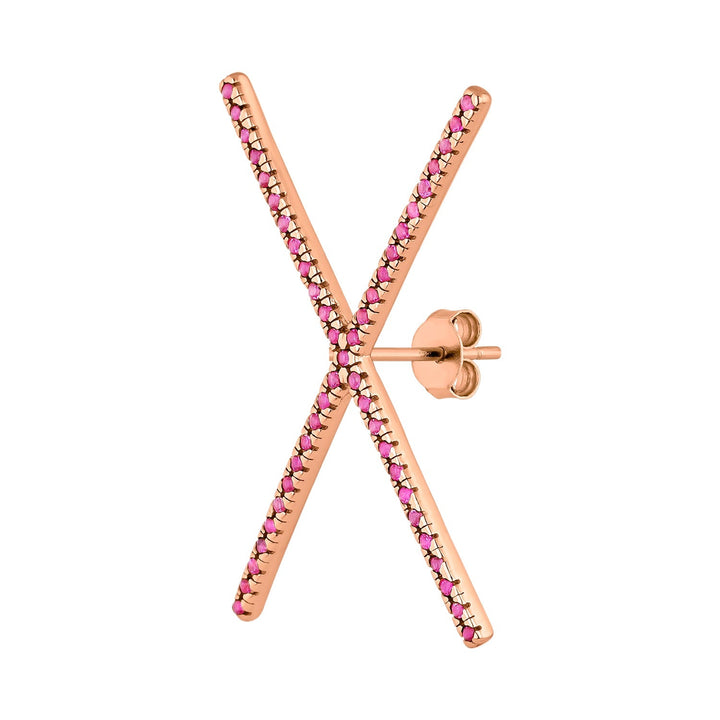 BRINCO PIERCING OURO ROSA XXL XA