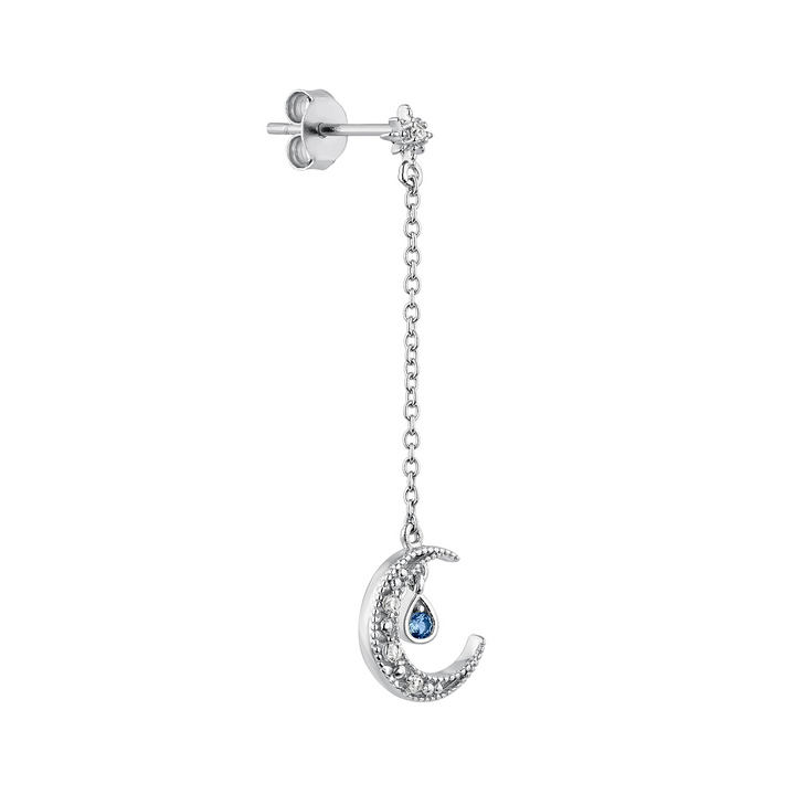 SILBER PIERCING OHRRING CANDY COTTON-MOON