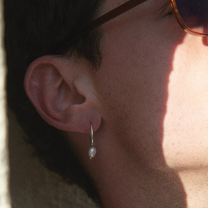 PENDIENTE PIERCING ARO DE PLATA ROQUE