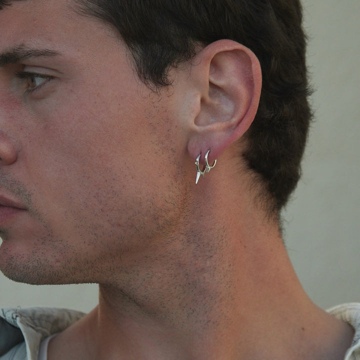 PENDIENTE PIERCING ZILVER OORRING AZCON