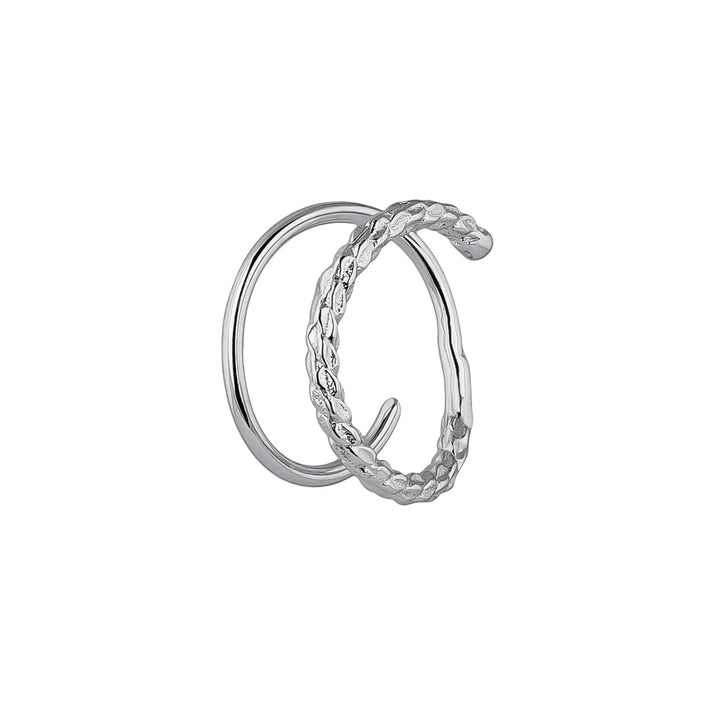 PENDIENTE PIERCING ARO DE PLATA VACHERON