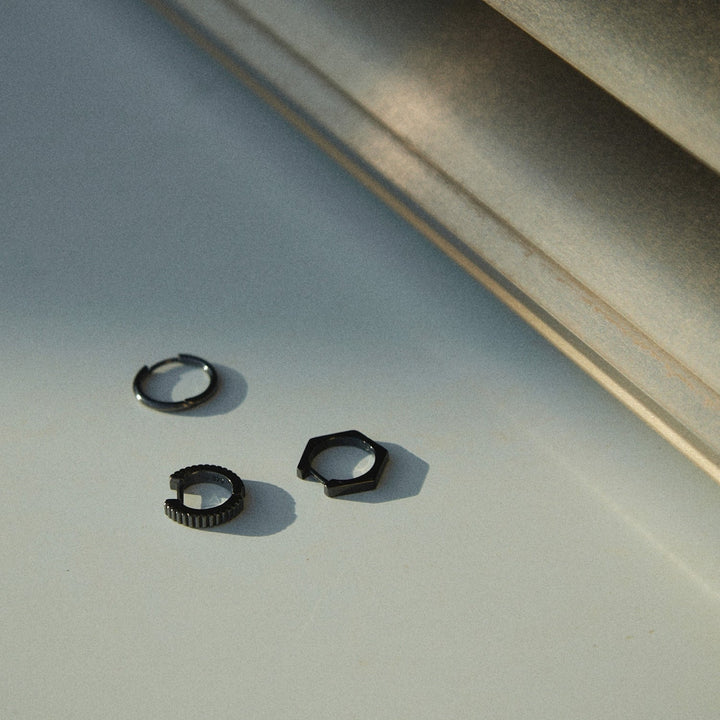 ORECCHINO PIERCING CERCHIO PENTAGONO