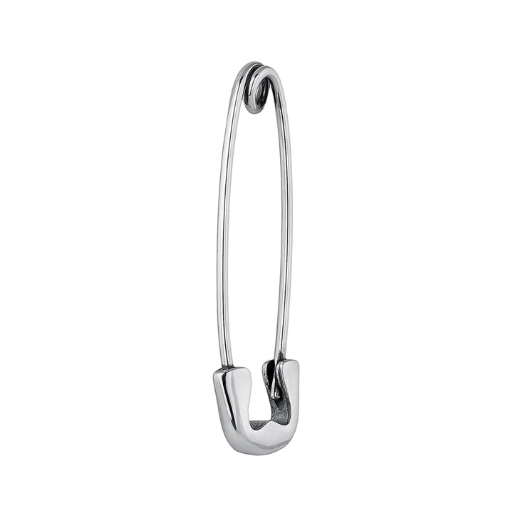 LEMNER STERLING SILVER HOOP PIERCING EARRING