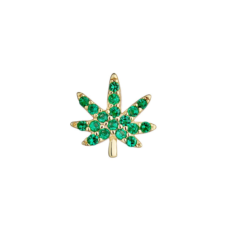 CANNABIS PIERCING EARRING