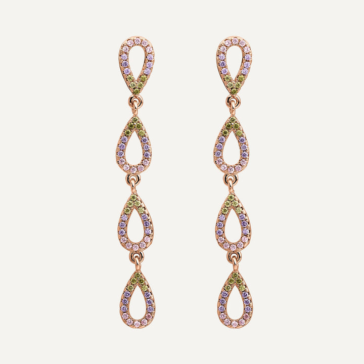 OHRRINGE ROSA CRYSTAL SERENADE