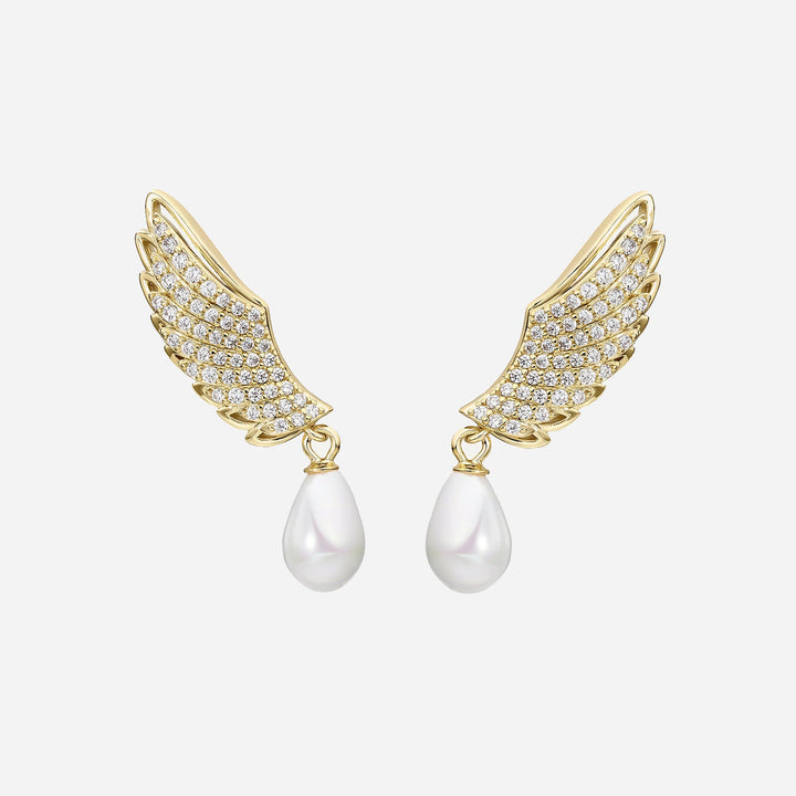 PEARL WINGS EARRINGS