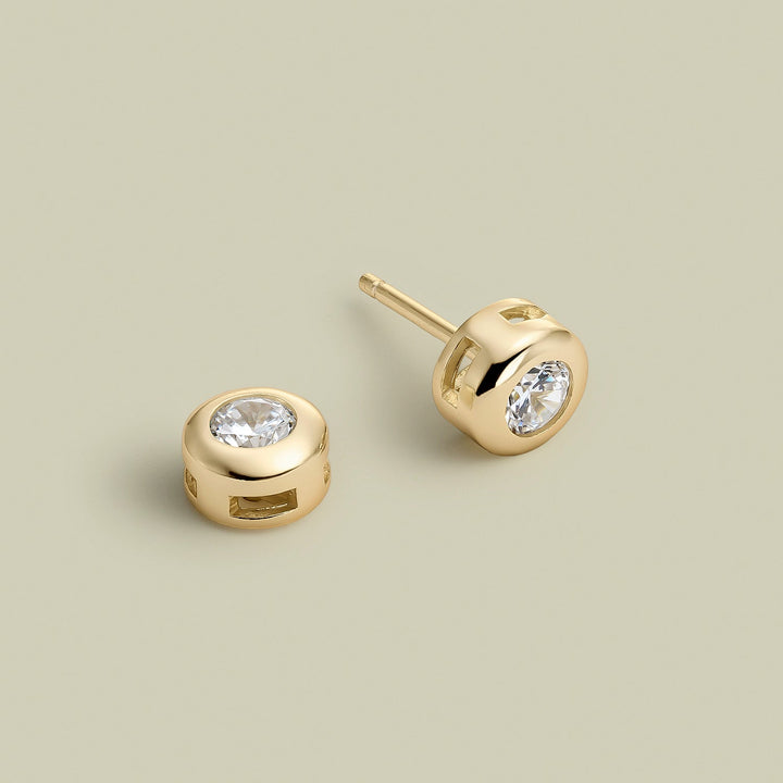 ORECCHINI ORO SOLITAIRE