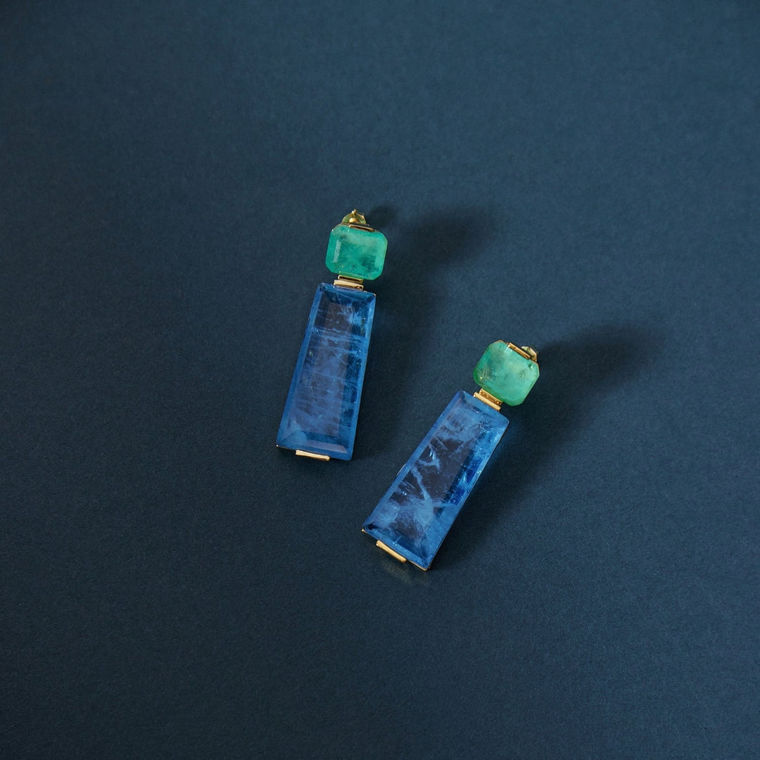 PENDIENTES MALDIVES BLUE