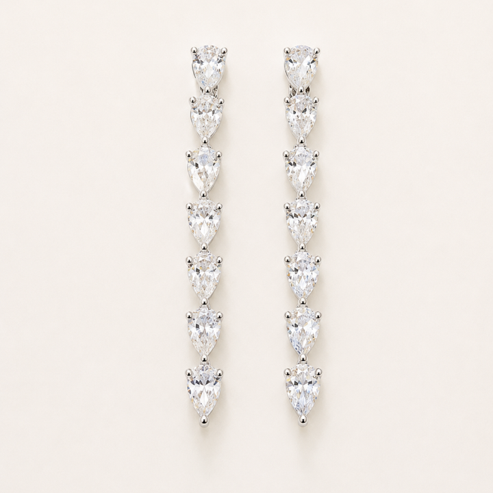 PENDIENTES CRYSTAL LINE