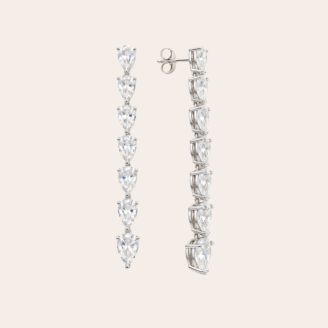 PENDIENTES CRYSTAL LINE