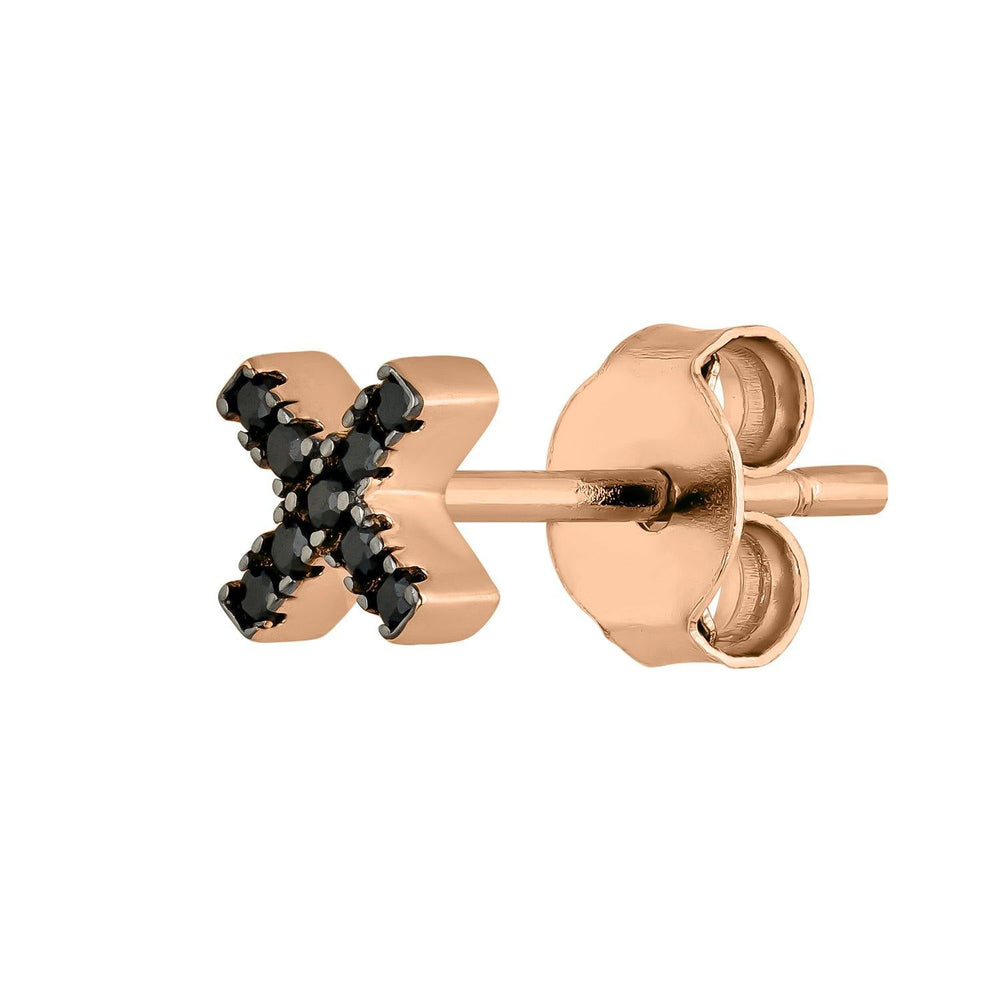 PENDIENTES ASIMÉTRICOS PLATA XO XO - Blissou Jewelry