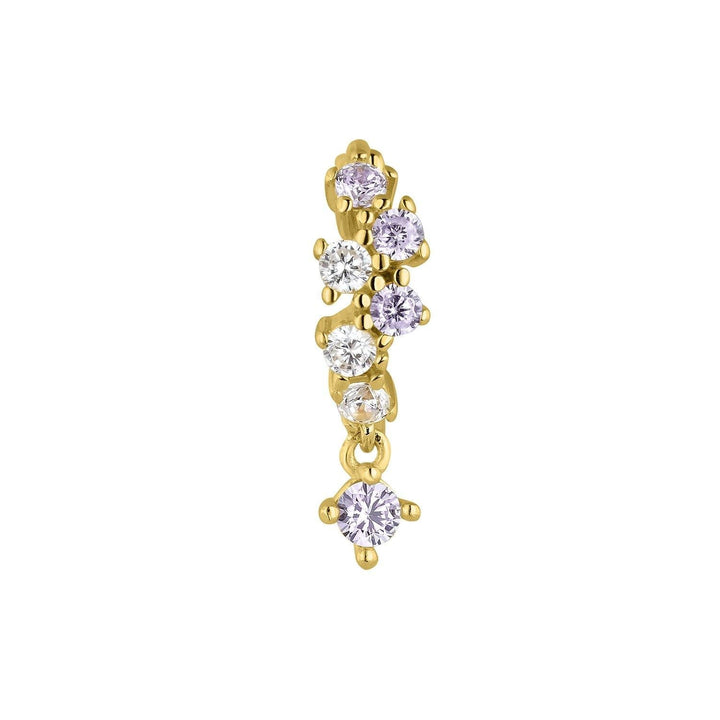 PENDIENTE PLATA ARO SAMIRA - Blissou Jewelry