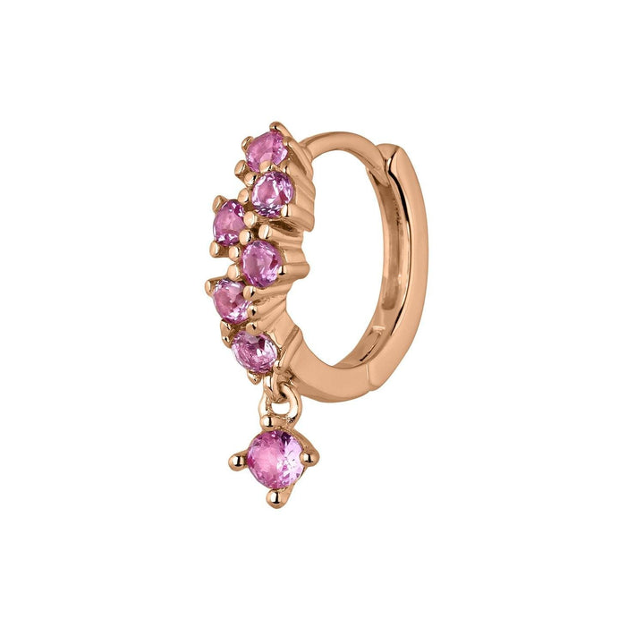 PENDIENTE PLATA ARO SAMIRA - Blissou Jewelry