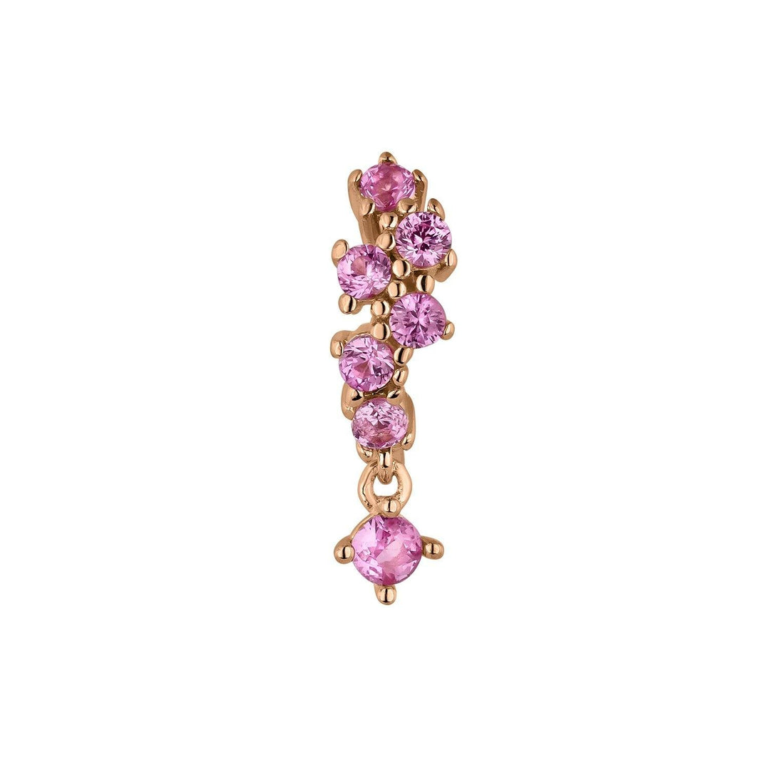 PENDIENTE PLATA ARO SAMIRA - Blissou Jewelry