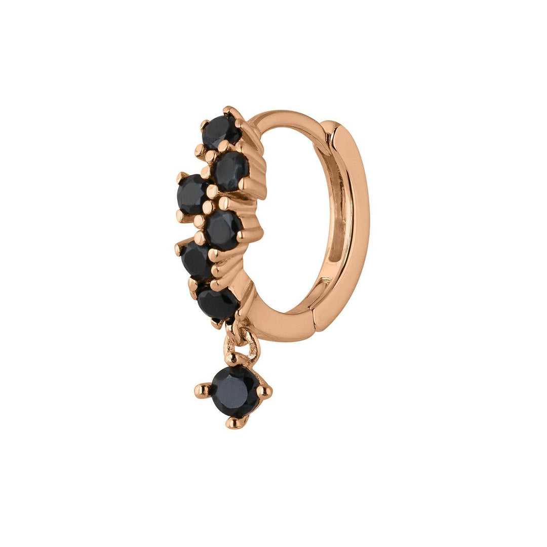 PENDIENTE PLATA ARO SAMIRA - Blissou Jewelry