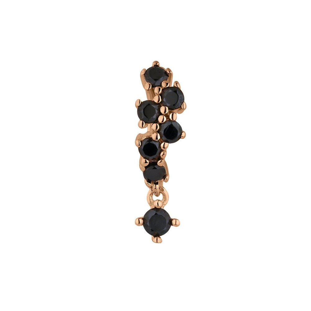 PENDIENTE PLATA ARO SAMIRA - Blissou Jewelry