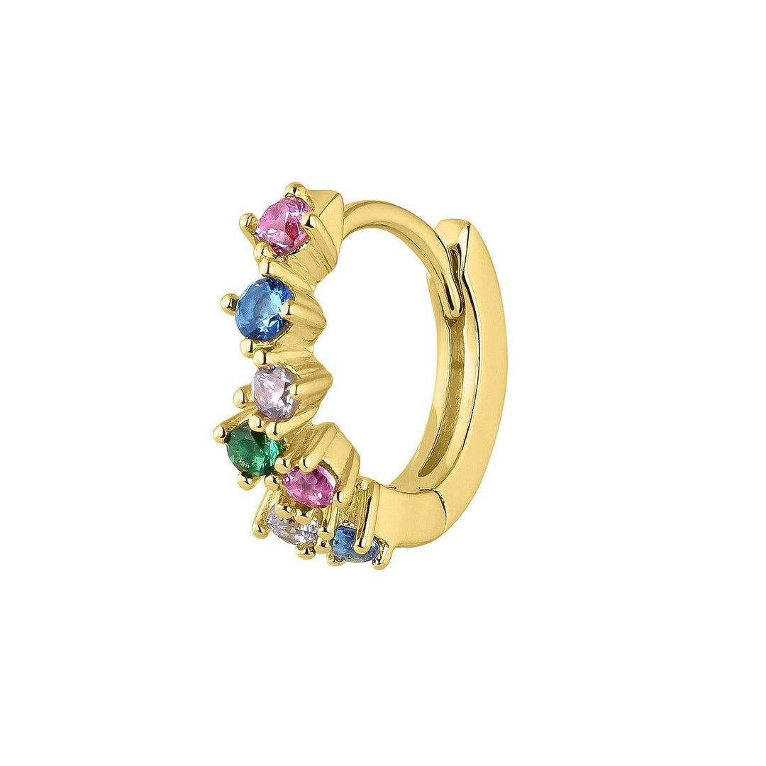 PIERCING ARO PLATA MONI - Blissou Jewelry