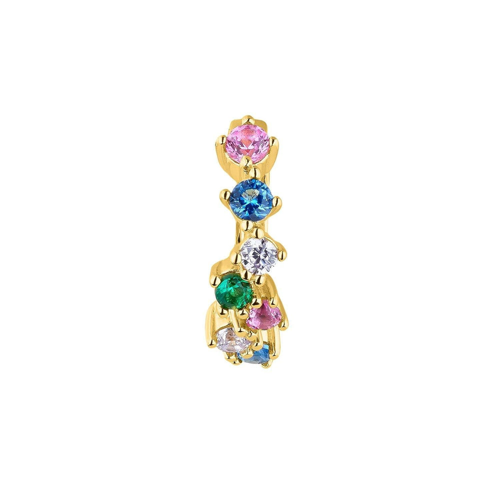 PIERCING ARO PLATA MONI - Blissou Jewelry