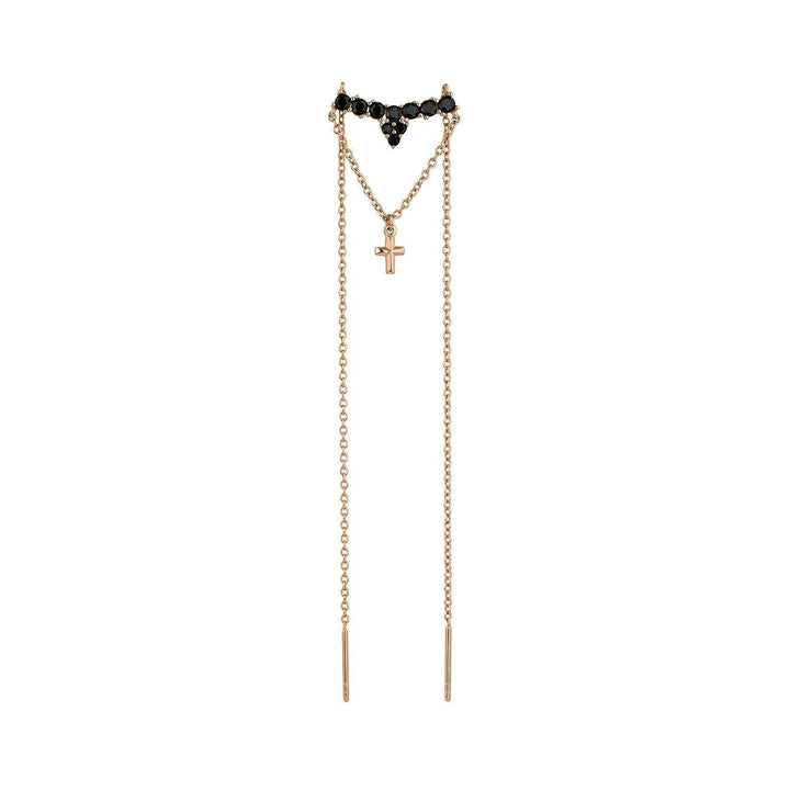 PENDIENTE DOBLE BRIGHT NIGHT - Blissou Jewelry