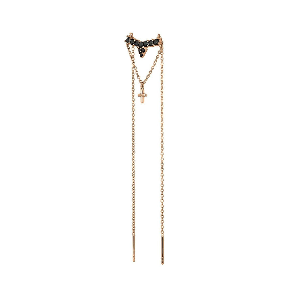 PENDIENTE DOBLE BRIGHT NIGHT - Blissou Jewelry