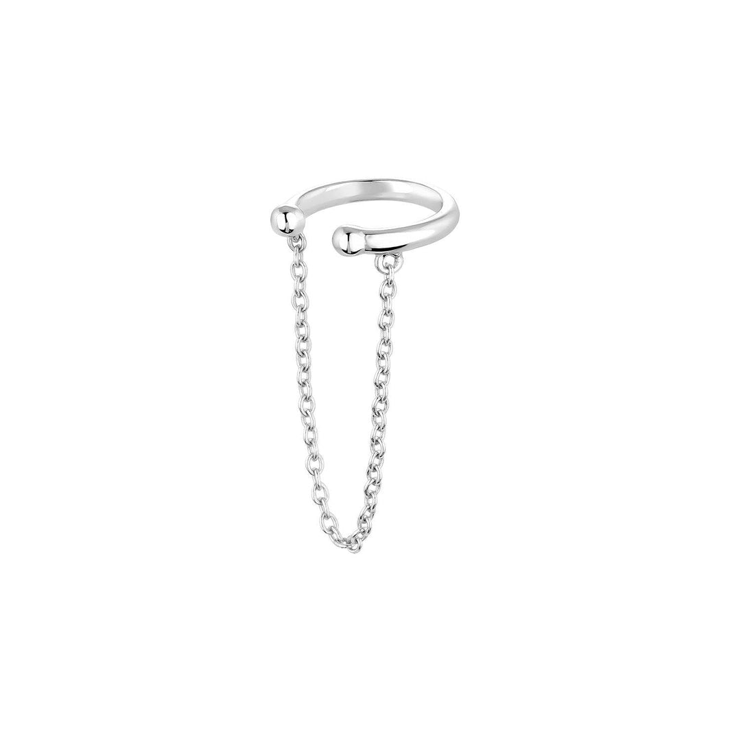 EAR CUFF PLATA HELLA - Blissou Jewelry
